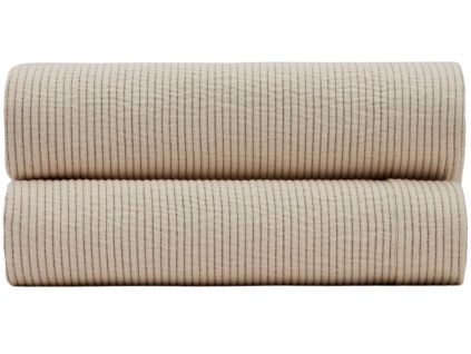 Béžový bavlněný přehoz Kave Home Bedar 240 x 260 cm