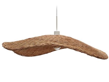 Ratanové stínidlo Kave Home Bisbal 80 cm