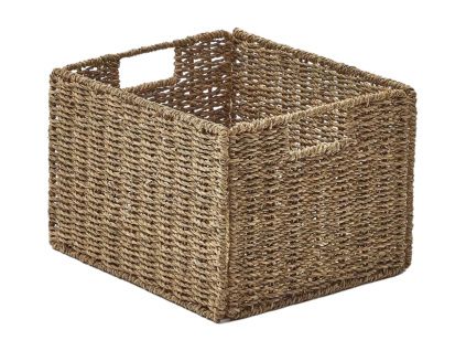 Dekorativní koš Kave Home Tossa 27 x 36 cm z mořské trávy