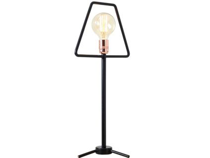 Černá kovová stolní lampa Jolita