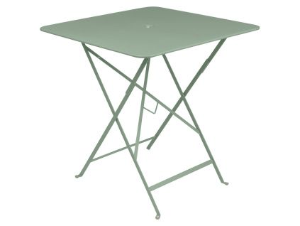 Kaktusově zelený kovový skládací stůl Fermob Bistro 71 x 71 cm