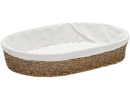 Dekorativní koš Kave Home Tossa 11 x 60,5 cm z mořské trávy