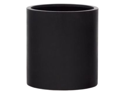Černý cementový zahradní květináč Kave Home Aiguablava Ø 52 cm