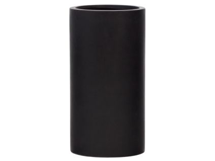 Černý cementový zahradní květináč Kave Home Aiguablava Ø 42 cm