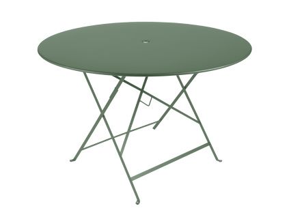 Kaktusově zelený kovový skládací stůl Fermob Bistro 117 cm