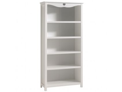 Bílá lakovaná knihovna Vipack Amori 90 x 40 cm