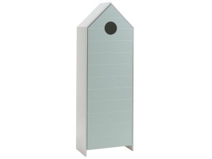 Zelená lakovaná šatní skříň Vipack Casami 171 cm