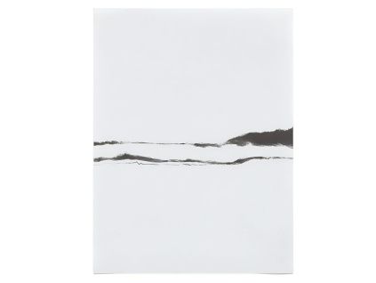 Černobílý abstraktní plakát Kave Home Istan 28 x 21 cm