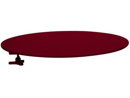 Červený přídavný odkládací stolek Fermob Bellevie 36 cm