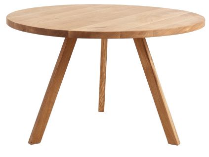 Přírodní masivní jídelní stůl Tree 120 cm