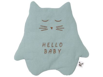 Mátově zelený bavlněný muchláček Hello Baby 30 cm