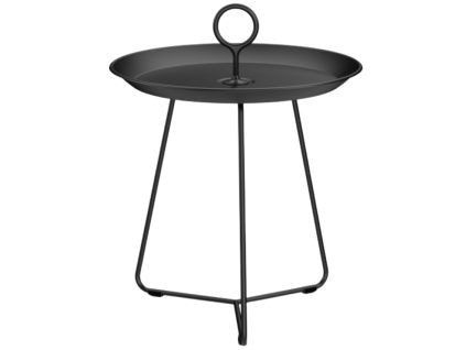 Černý kovový odkládací stolek HOUE Eyelet 45 cm