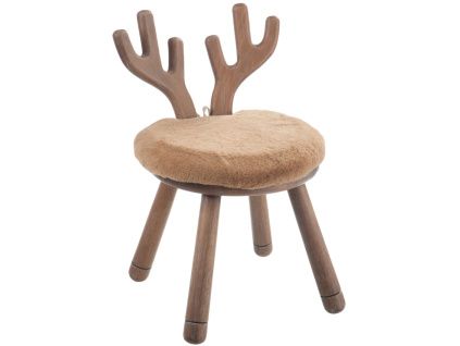 Dřevěná dětská stolička J-line Indeer