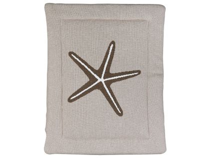 Světle šedá hrací deka Quax Starfish 93 x 73 cm