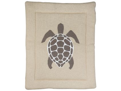 Béžová hrací deka Quax Turtle 93 x 73 cm