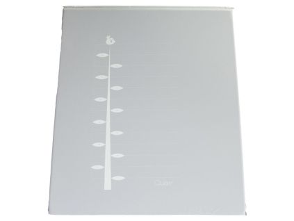 Šedá podložka do hracích ohrádek Quax Ruler 72 x 93 cm