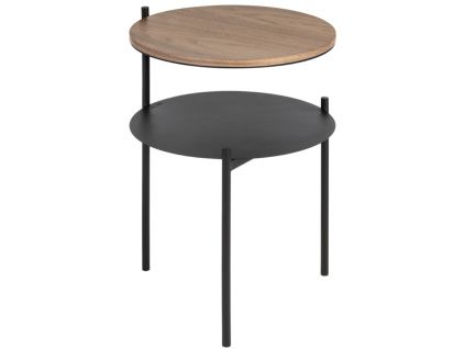 Ořechový odkládací stolek Tu 40 cm