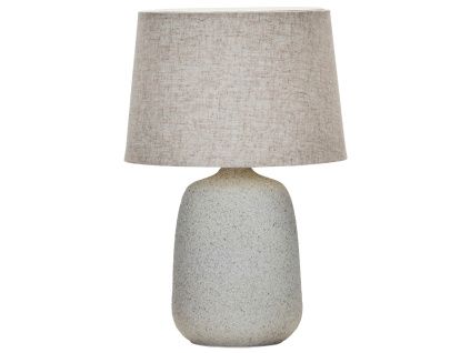 Šedá kameninová stolní lampa Tana 46 cm
