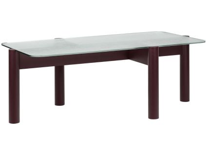 Skleněný konferenční stolek Kob 105 x 55 cm