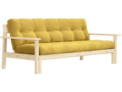 Manšestrová rozkládací pohovka Unwind 218 cm