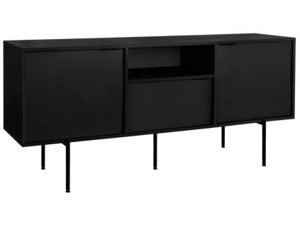 Černá komoda Bau 180 x 50 cm