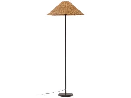 Ratanová stojací lampa Kave Home Urania 154 cm