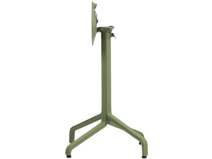 Zelená hliníková stolová sklápěcí podnož Frasca Mini 72 cm