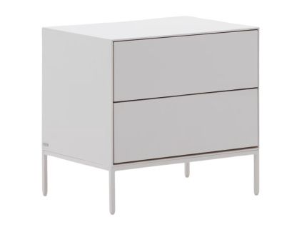 Bílý lakovaný noční stolek Kave Home Vedrana 60 x 40 cm