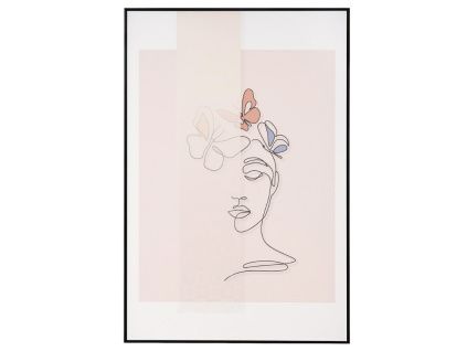 Abstraktní obraz Somcasa Woman Butterfly 120 x 80 cm