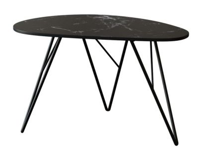 Mramorový konferenční stolek Cecina 60 x 40 cm