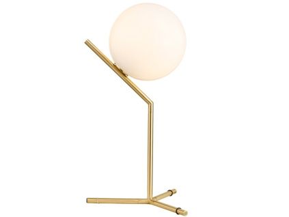 Skleněná stolní lampa Emelia