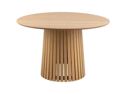 Přírodní dubový jídelní stůl Christa 120 cm