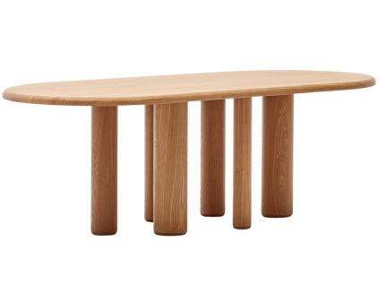 Dřevěný jídelní stůl Kave Home Mailen 220 x 105 cm