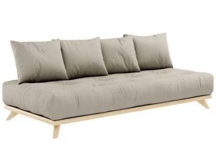 Lněná pohovka Senza 200 cm