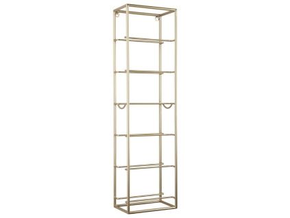 Zlatý kovový stojan na víno Sitler 66 x 11,5 cm