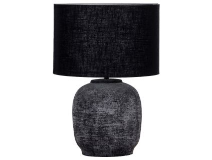 Černá keramická stolní lampa Tahi