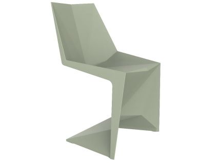 Zelená plastová dětská jídelní židle VOXEL MINI