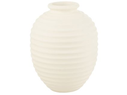 Bílá keramická váza J-line Poglar 66 cm