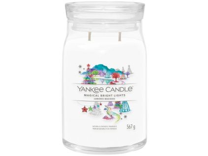 Velká vonná svíčka Yankee Candle Magical Bright Lights Signature