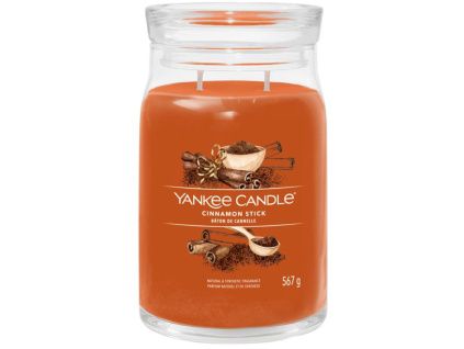 Velká vonná svíčka Yankee Candle Cinnamon Stick Signature