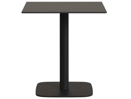 Černý bistro stolek Kave Home Dina 68 x 68 cm
