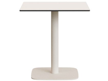 Bílý bistro stolek Kave Home Dina 68 x 68 cm