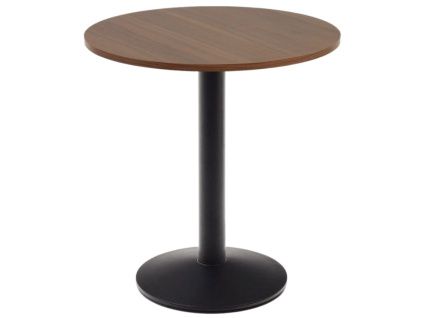 Ořechový bistro stolek Kave Home Esilda 70 cm