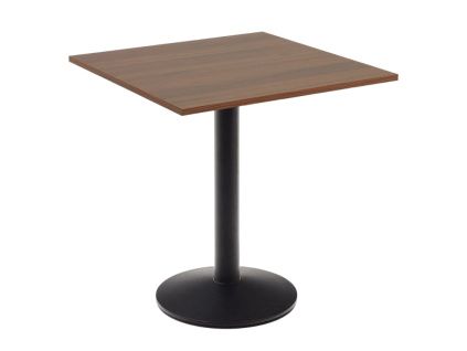 Ořechový bistro stolek Kave Home Esilda 70 x 70 cm