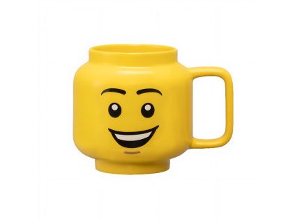 Žlutý keramický hrnek LEGO® Šťastný chlapec 255 ml