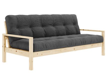 Manšestrová rozkládací pohovka Knob 205 cm