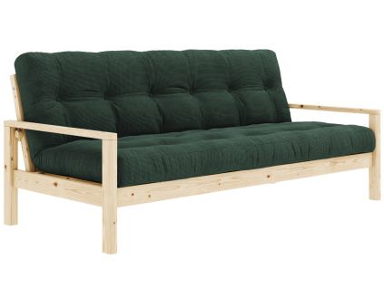 Manšestrová rozkládací pohovka Knob 205 cm