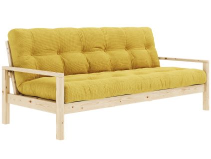 Manšestrová rozkládací pohovka Knob 205 cm
