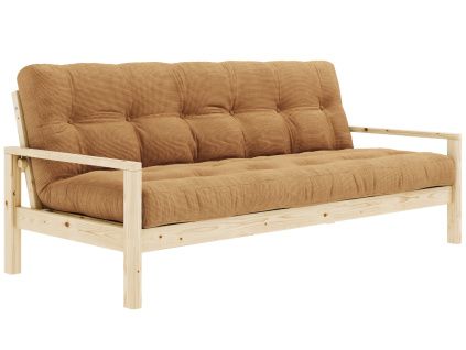 Manšestrová rozkládací pohovka Knob 205 cm