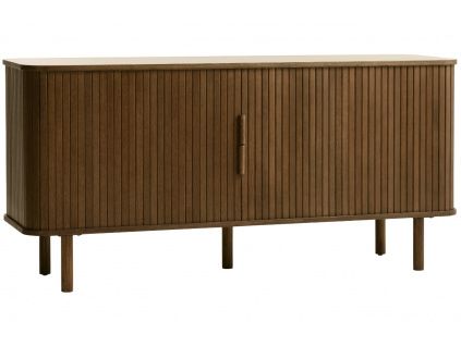 Hnědá dubová komoda Unique Furniture Cavo 160 x 45 cm